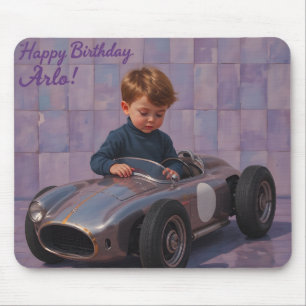 ARLO ~ And his RACING CAR ~ Mousepad