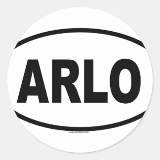 ARLO CLASSIC ROUND STICKER