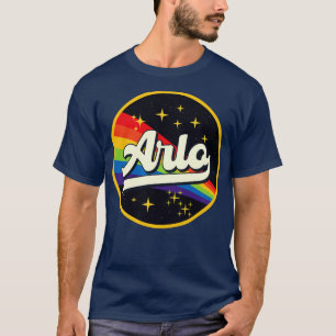 Arlo Rainbow In Space Vintage Style T-Shirt
