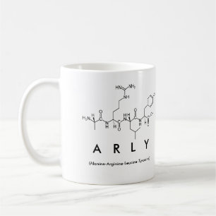 Arly peptide name mug