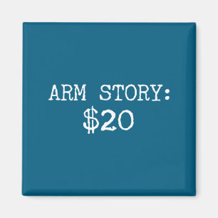Arm Amputee Funny Gift Humor Missing Limb Quote  Magnet