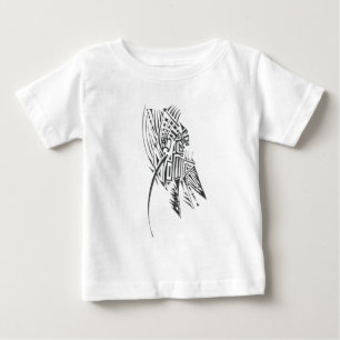 Arm Black White Abstract Tribal Tattoo Art Baby T-Shirt
