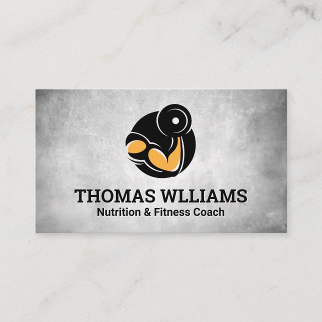 Arm Curling Weight Business Card (Front)