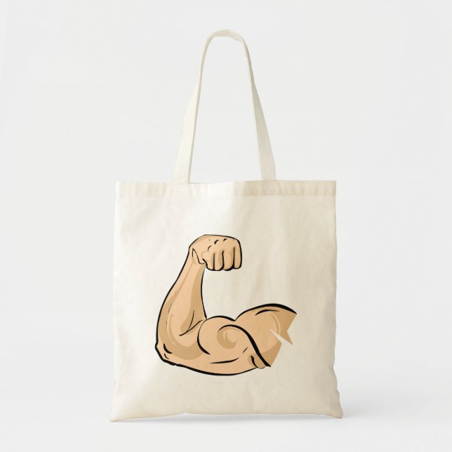 Arm Muscle Tote Bag (Front)