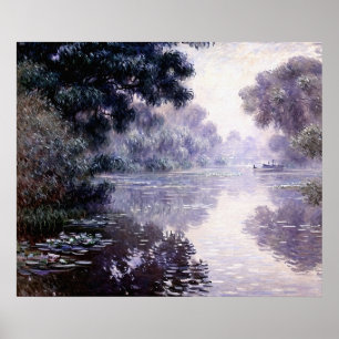 Arm of the Seine near Giverny in the Fog Poster