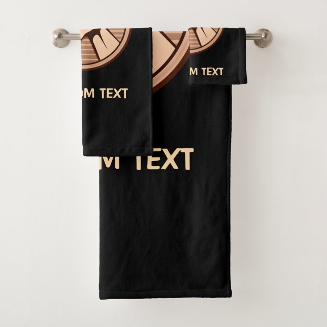 Arm wrestling Bronze Bath Towel Set (Insitu)