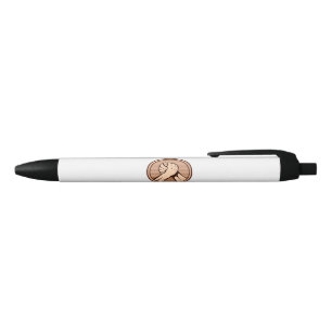 Arm wrestling Bronze Black Ink Pen