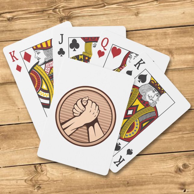 Arm wrestling Bronze Playing Cards (Creator Uploaded)