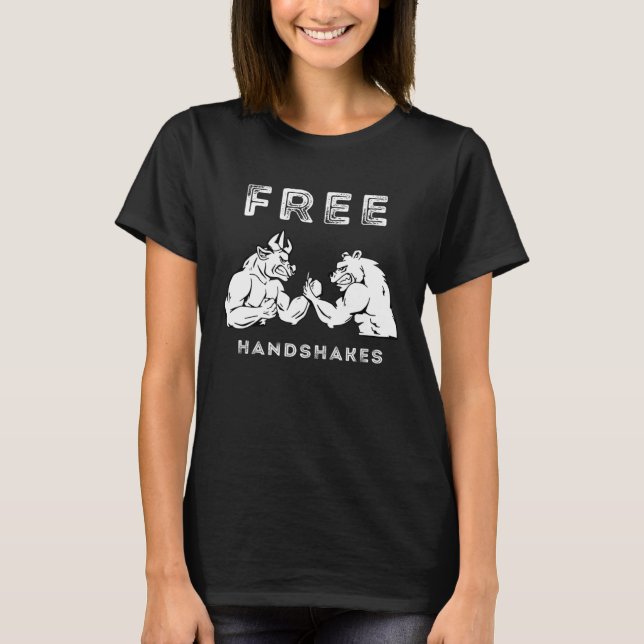 Arm Wrestling Free Handshake Armwrestling Sport Ar T-Shirt (Front)