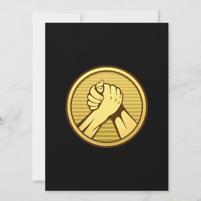 Arm wrestling Gold (Front)