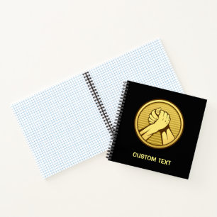 Arm wrestling Gold Notebook