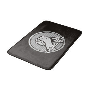 Arm wrestling Silver Bath Mat
