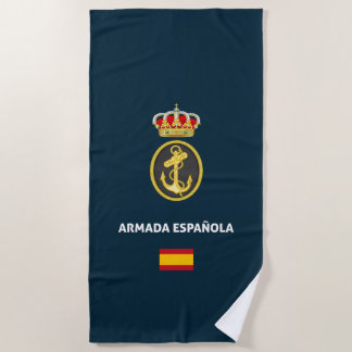 Armada Española passport phone case Beach Towel