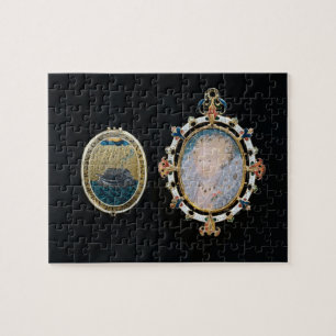 Armada Jewel, miniature of Queen Elizabeth I enclo Jigsaw Puzzle