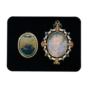 Armada Jewel, miniature of Queen Elizabeth I enclo Magnet
