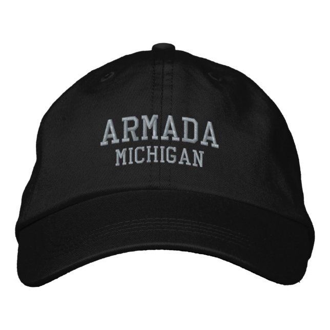 Armada Michigan Embroidered Baseball Hat (Front)
