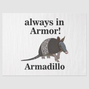 Armadillo Animal Funny Tissue Paper