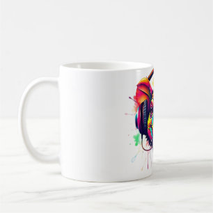 Armadillo Beats: Retro Vibes Coffee Mug