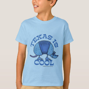 Armadillo Blue-Texas is Cool T-Shirt