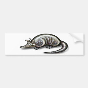 Armadillo Bumper Sticker
