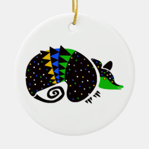 Armadillo - ceramic ornament