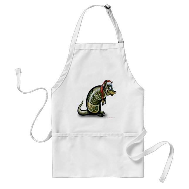 Armadillo Christmas Standard Apron (Front)