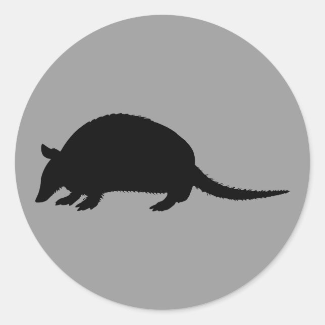 Armadillo Classic Round Sticker (Front)