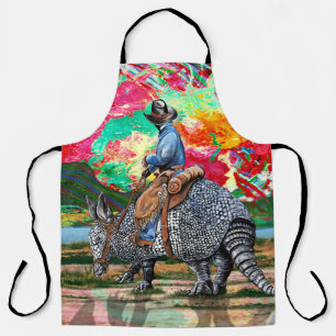 Armadillo Cowboy Apron