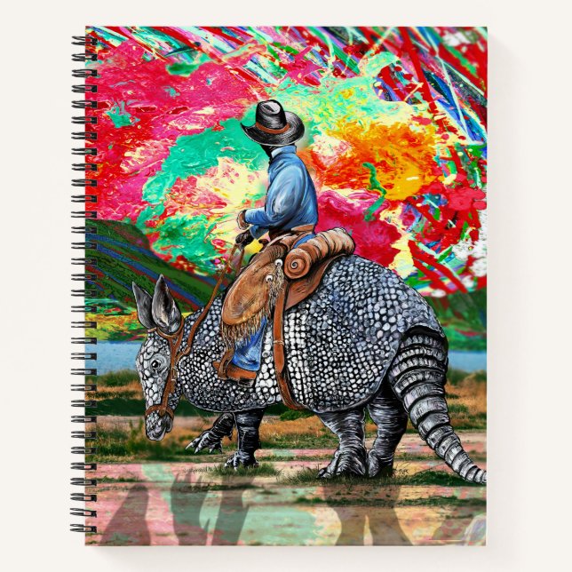 Armadillo Cowboy Notebook (Front)