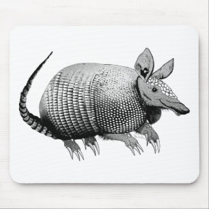 Armadillo Cuteness Mouse Pad