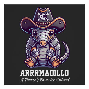 Armadillo Gift   Free Shipping   Armadillo T-Shirt Poster