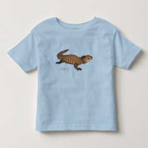 Armadillo girdled lizard cartoon illustration  toddler T-Shirt