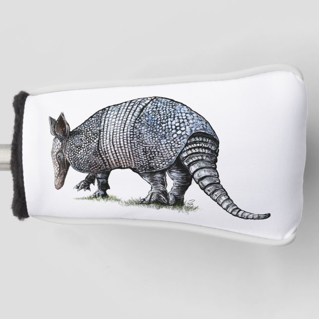 Armadillo Golf Head Cover (Front)