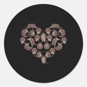 Armadillo He Armadillo Armadillos Classic Round Sticker