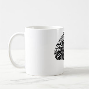 Armadillo Lover T-Shirt - Realistic Black & White  Coffee Mug