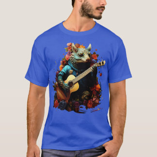 Armadillo Playing Guitar T-Shirt