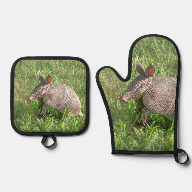Armadillo Pot Holder Set (Front)