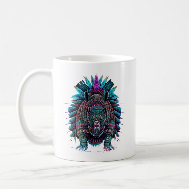 Armadillo Spirit Animal Mug (Left)