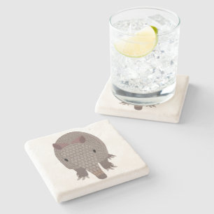 Armadillo Stone Coaster