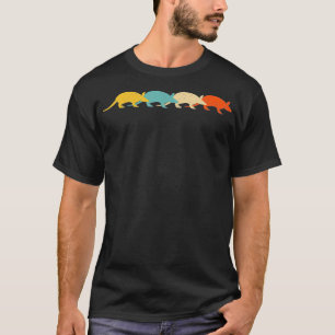Armadillo Vintage Retro Animals Mammals Lover 60s T-Shirt