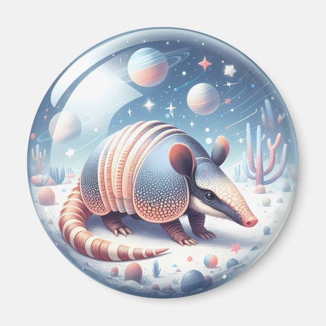 Armadillo with Cosmic Background Magnet (Front)