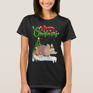 Armadillo Xmas Decorations Santa Armadillo Chris T-Shirt