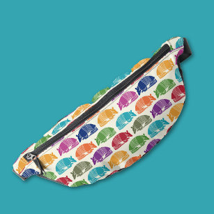 Armadillos Colourful Patterned Bum Bags