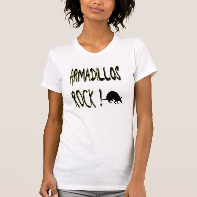 Armadillos Rock! T-shirt (Front)