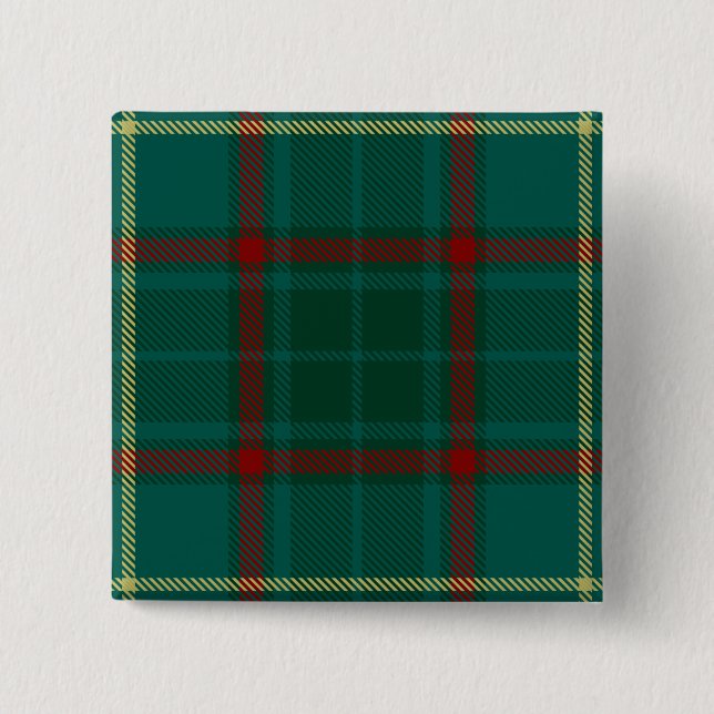Armagh County Irish Tartan 15 Cm Square Badge (Front)