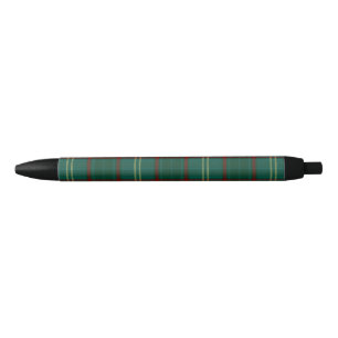 Armagh County Irish Tartan Black Ink Pen