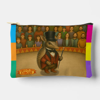 Armand, armadillo ringmaster accessory pouch