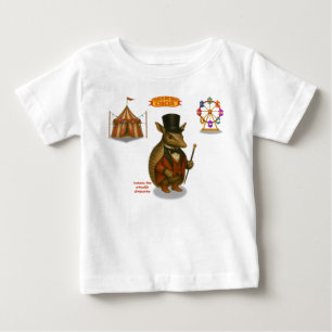 Armand, armadillo ringmaster baby T-Shirt