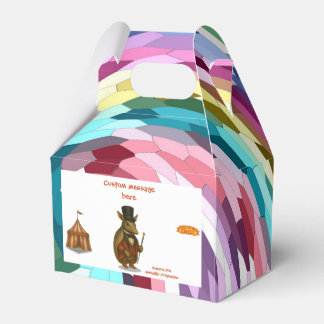 Armand, armadillo ringmaster favour box