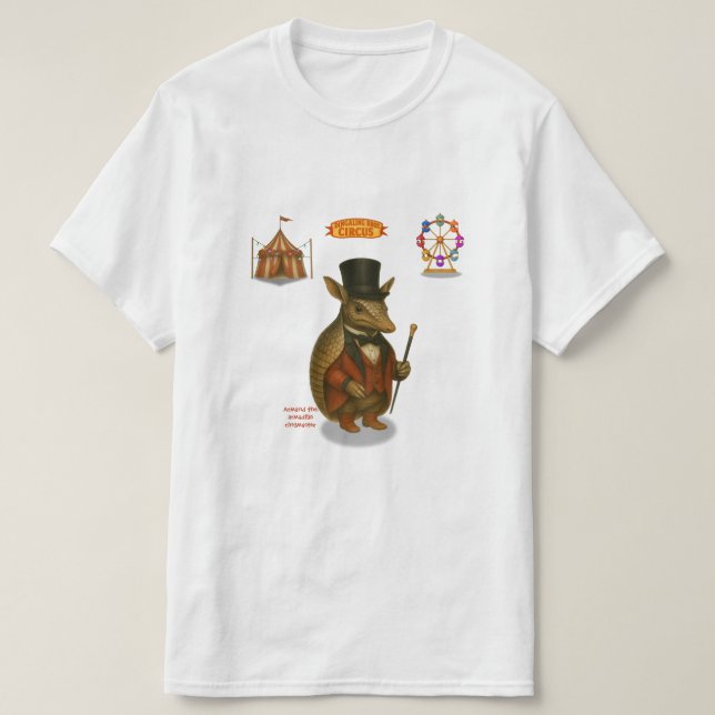 Armand, armadillo ringmaster T-Shirt (Design Front)